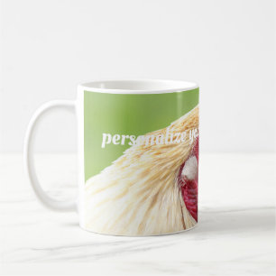 Mug coq, poulet, animal, oiseau, dessin, ferme,