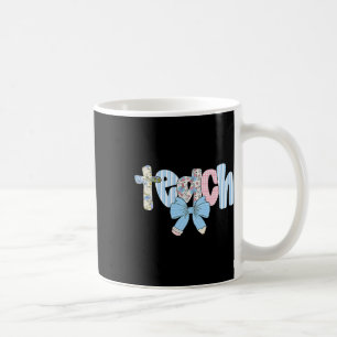 Mug Coquette Bow Enseignant Joyeux Premier Jour Retour