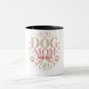Mug Coquette Florale À l'Ère de Maman de Chien