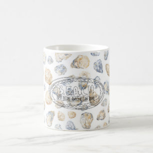 Mug Coquillages Bleus de Plage