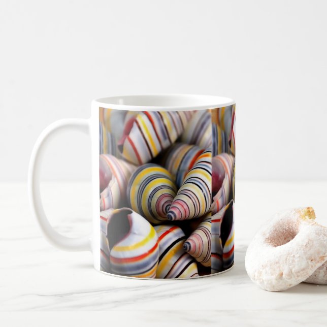 Mug Coquillages de Plage (Avec donut)