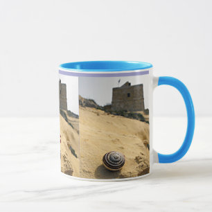 Mug Coquille et tour, Gozo, Malte