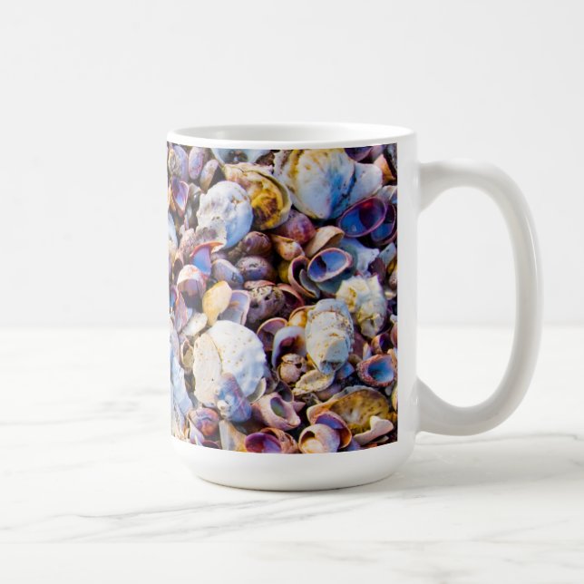Mug Coquilles de mer par le bord de mer (Droite)