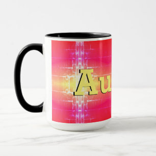 Mug Corail rose jaune et une touche de rouge
