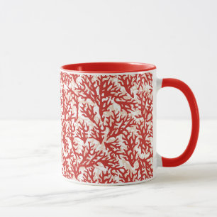 Mug Corail rouge Motif 2