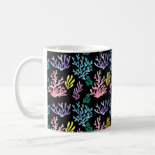 Mug Coraux aquarelle peint sans couture motif