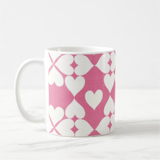 Mug corazones rosas