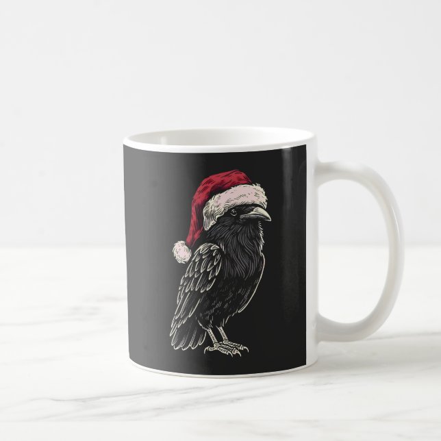 Mug Corbeau de Noël (Droite)
