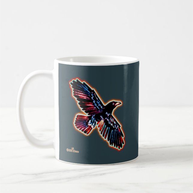 Mug Corbeau Iridescendant (Gauche)