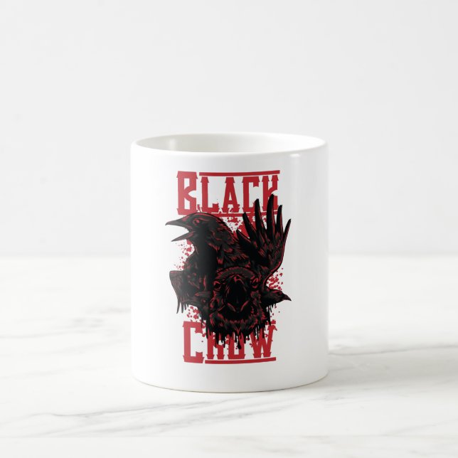 Mug Corbeau noir (Centre)