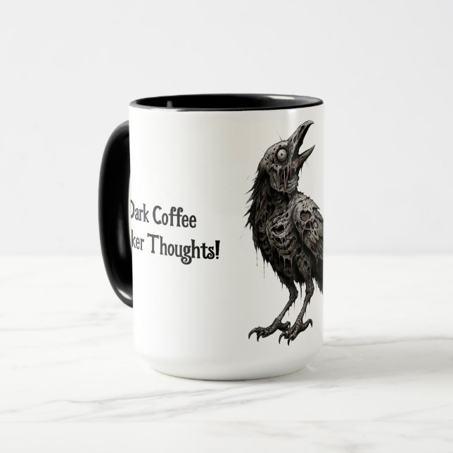 Mug Corbeau zombie (Devant gauche)