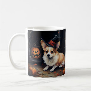 Mug Corgi Citrouilles Halloween Épouvantable