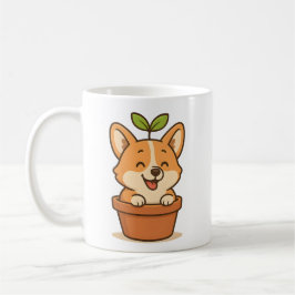 Mug Corgi dans un Pot Drinkware - Coupe Amoureux des c