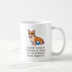 Mug Corgi de hippie