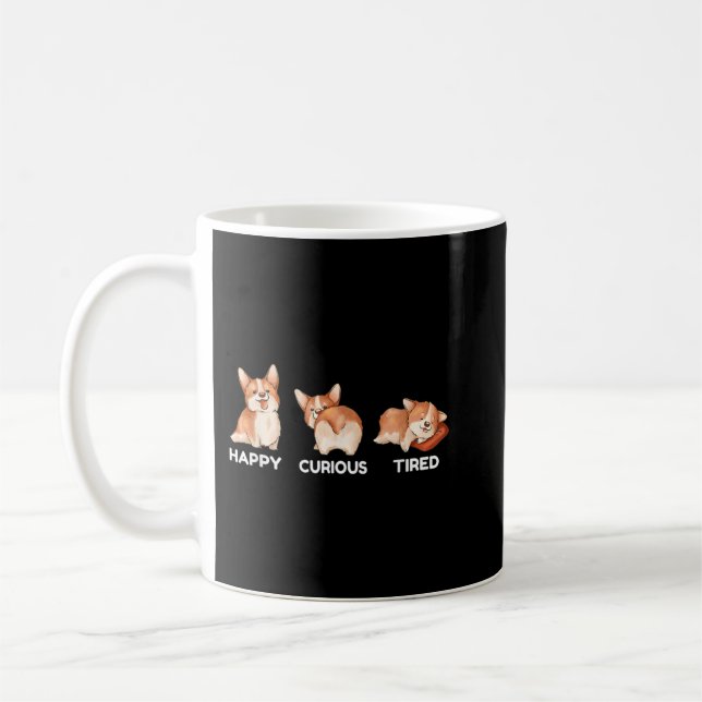 Mug Corgi Expressions Chiens Corgi  (Gauche)