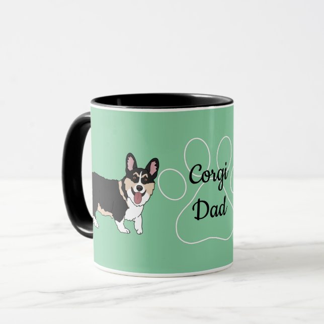 Mug Corgi Papa (Devant gauche)