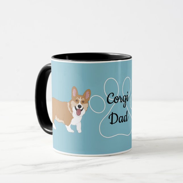 Mug Corgi Papa (Devant gauche)