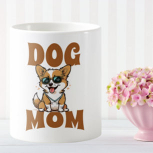 Mug Corgi personnalisées Chien Maman Texte personnalis