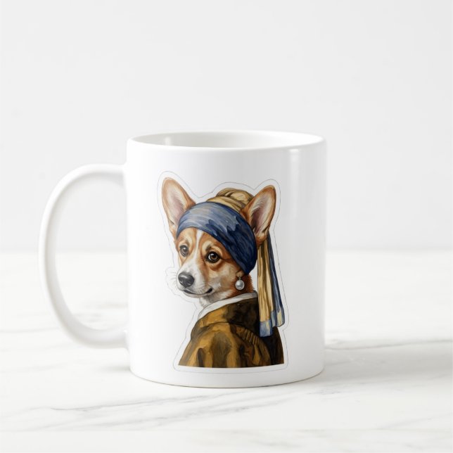 Mug Corgi Renaissance (Gauche)