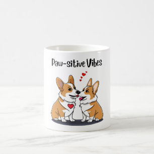 Mug Corgis Vibes en Amour