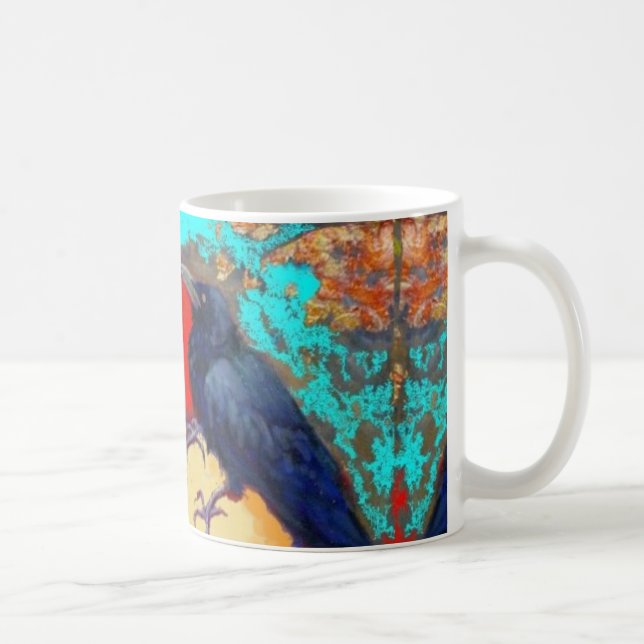 Mug Corneille et oeuf de bois d'ébène par Sharles (Droite)