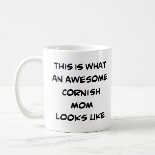 Mug cornish mom, awesome (Gauche)