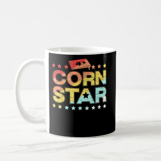 Mug Cornstar a Cornhole Player drôle (Gauche)
