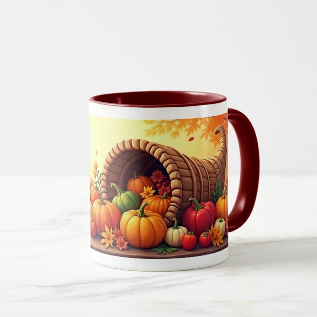Mug Cornucopia d'automne (Devant droit)