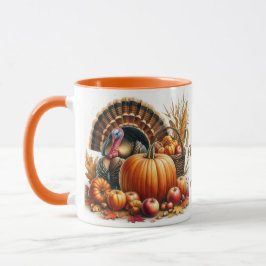 Mug Cornucopia Turquie Thanksgiving Combo