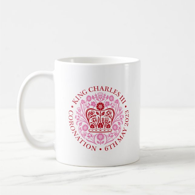 Mug Coronation britannique du roi III Charles (Gauche)