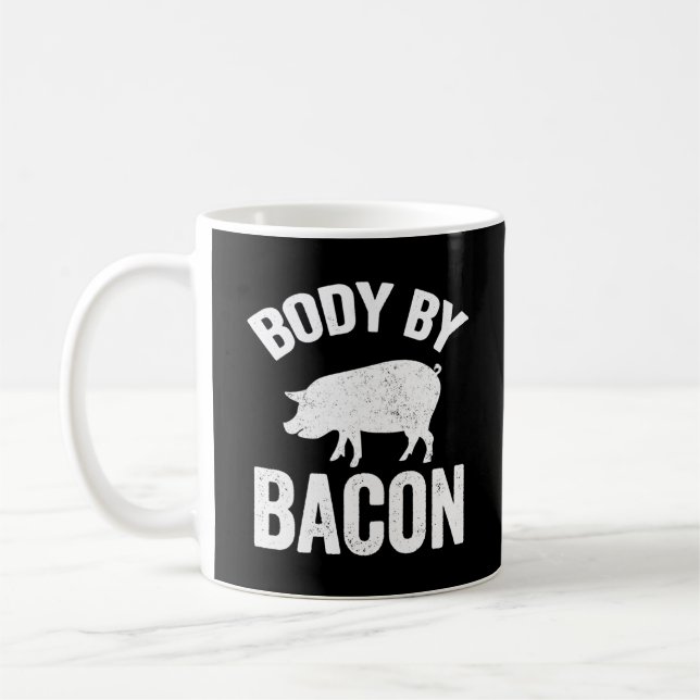 Mug Corps de l'amoureux des cochons de bacon (Gauche)