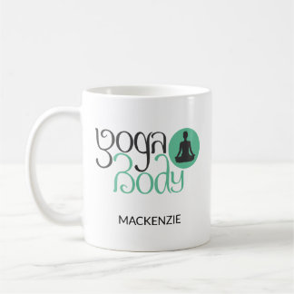 Mug Corps de Yoga personnalisé avec pose de Yoga coff 