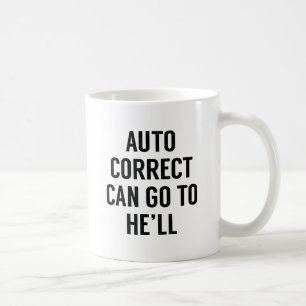 Mug Correction automatique Peuvent Aller à
