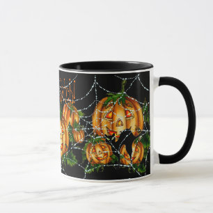 MUG CORRECTION DE CITROUILLE ET TOILE D'ARAIGNÉE ! 