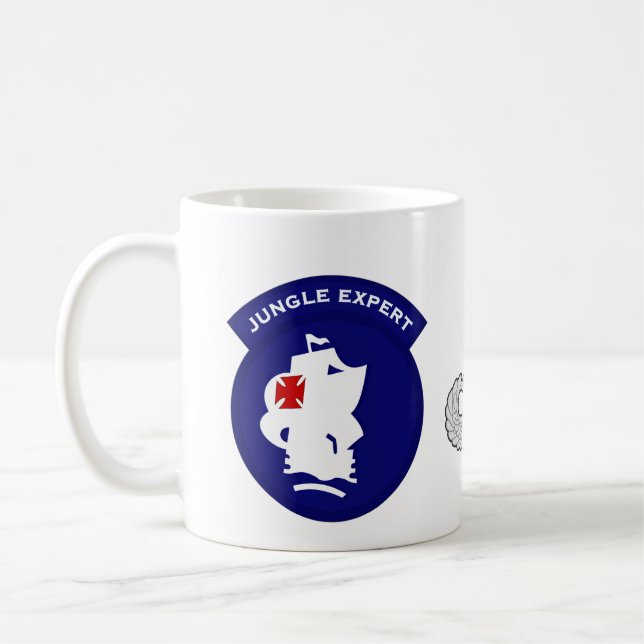 Mug Correction experte de poche de jungle - enfer (Gauche)