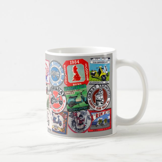 Mug Corrections de rassemblement de scooter (Droite)