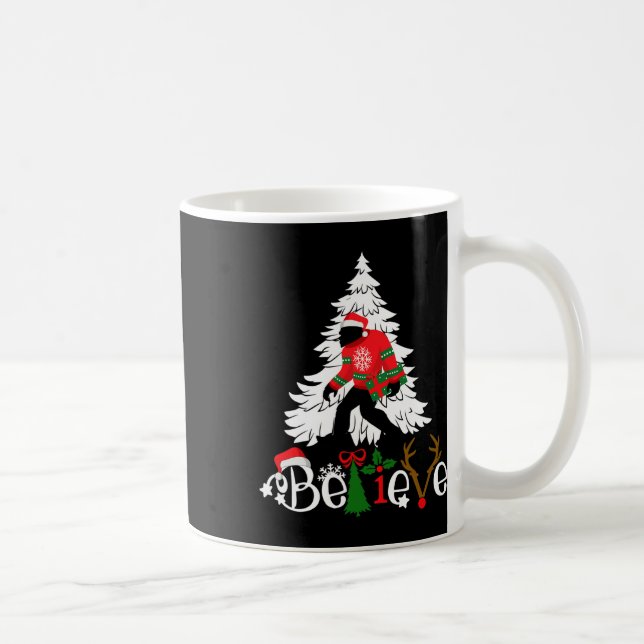 Mug Correspondance des pyjamas de Noël Famille Bigfoot (Droite)