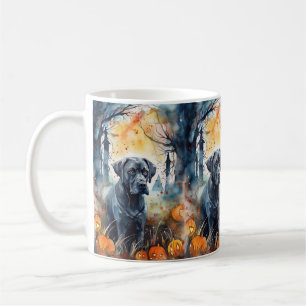 Mug Corso De Canne D'Halloween Avec Peur Citrouille