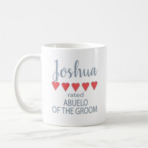 Mug Cortège de mariage et de noce 5 Cœurs Abuelo du ma