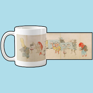Mug Cortège nocturne de Yokai japonais vintage