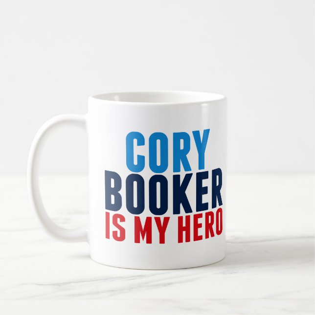 Mug Cory Booker est mon héros (Gauche)