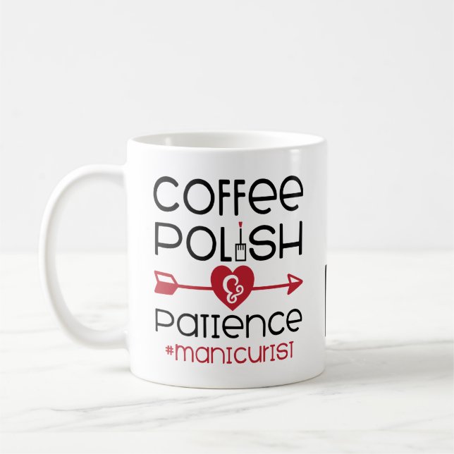Mug Cosmetologue Manicuriste Nail Tech Salon de manucu (Gauche)