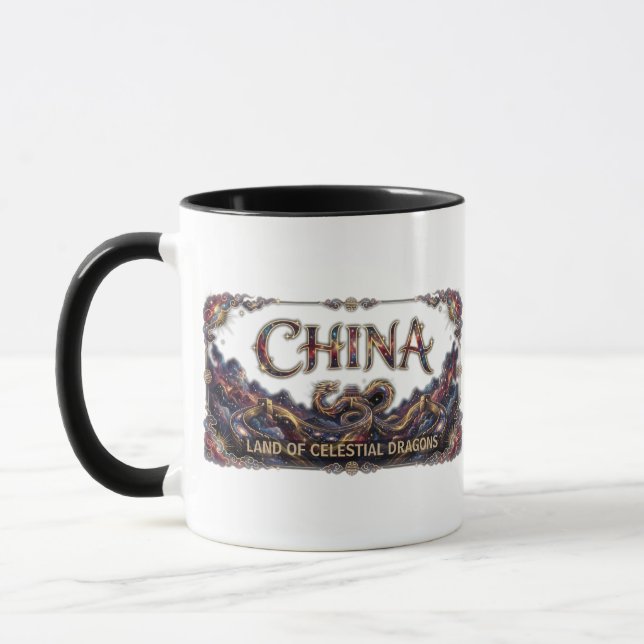 Mug Cosmic China Dragon Great Wall (Gauche)
