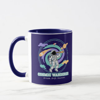 Mug Cosmic Wanderer Astronaut Telescop