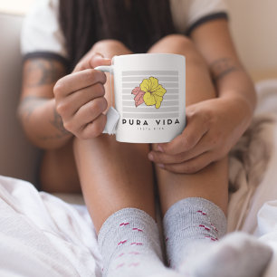 Mug Costa Rica Pura Vida Hibiscus Fleur