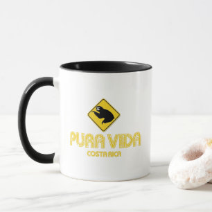 Mug Costa Rica Sloth Pura Vida Souvenir 