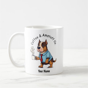 Mug Costume Américain Staffordshire Élégant pour Entre