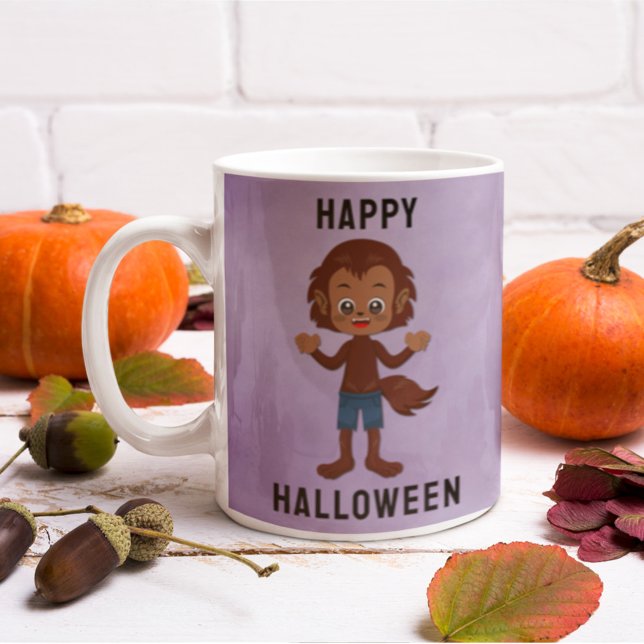 Mug Costume d’Halloween pour enfants Werewolf Nom pers (Créateur téléchargé)