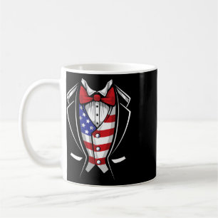 Mug Costume Usa Smoking Patriotique 4 Juillet Drapeau 