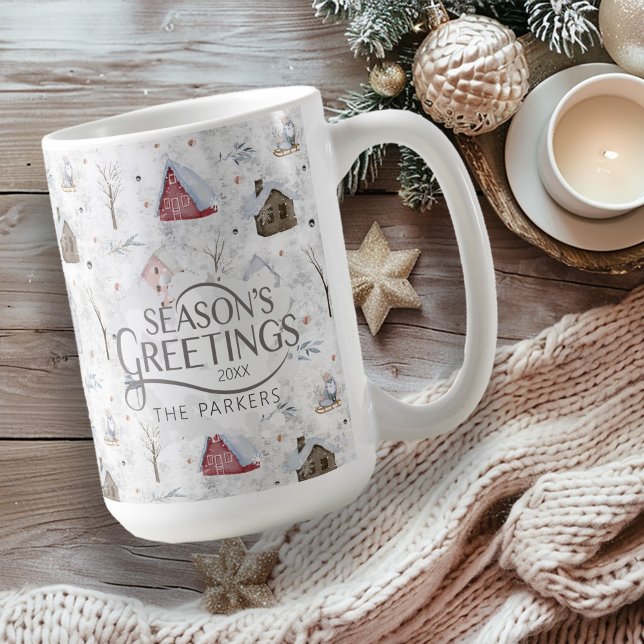 Mug Cosy Home Christmas Pink ID985 (Créateur téléchargé)
